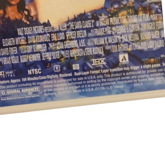 Santa Clause 2 Widescreen DVD Tim Allen Walt Disney Christmas Movie - Picture 4 of 5